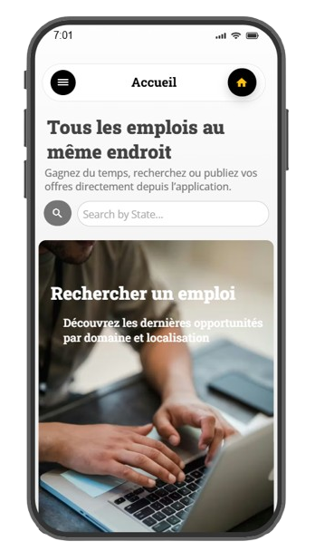 Page d'accueil de KhedmaDZ